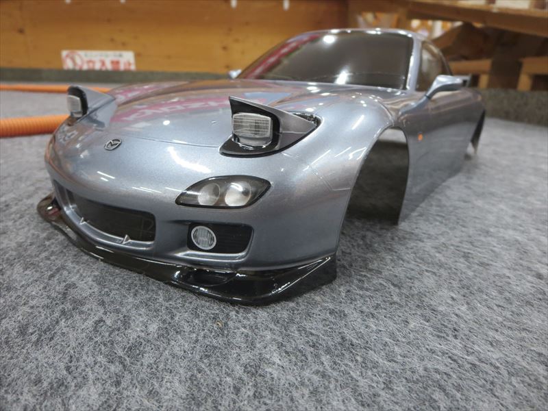 タミヤ RX-7 tt02シャーシ 塗装済みボディ セット-